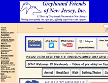 Tablet Screenshot of greyhoundfriendsnj.org
